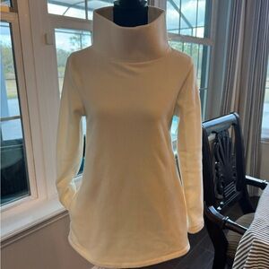 Dudley Stephens Cream Turtleneck Sweater small ivory